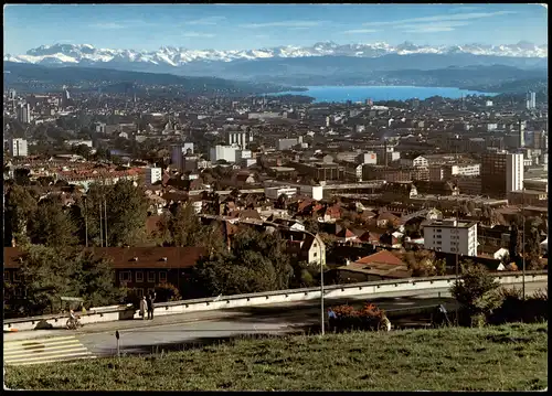 Ansichtskarte Zürich Blick von der Waid 1998