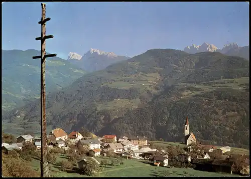 Cartoline Feldthurns Velturno Blick auf die Stadt - Südtirol 1996