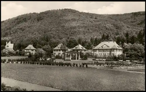 Ansichtskarte Ilfeld-Harztor Kuranlagen Kurpark zur DDR-Zeit 1958