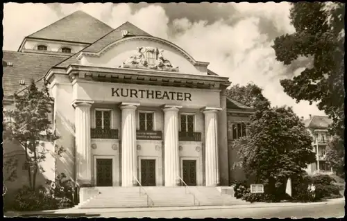 Ansichtskarte Bad Elster Kurtheater Theater Gebäude zur DDR-Zeit 1958