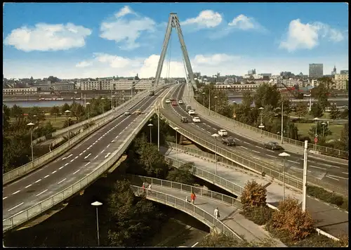 Ansichtskarte Köln Severinsbrücke, Stadt 1978