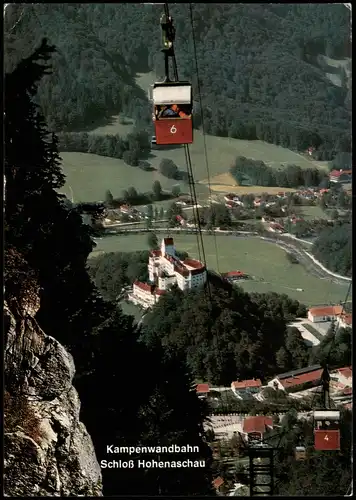 Ansichtskarte Aschau im Chiemgau Kampenwandbahn Schloss Hohenaschau 1982