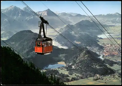 Ansichtskarte Hohenschwangau-Schwangau Tegelbergbahn - Füssen 1989