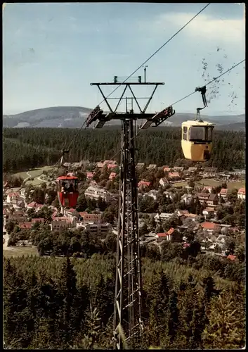 Ansichtskarte Hahnenklee-Bockswiese-Goslar Blocksberg-Seilbahn 1976