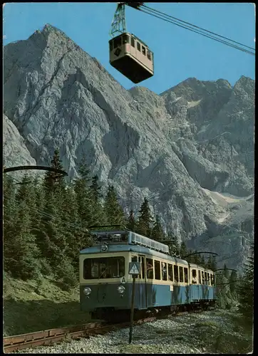 Garmisch-Partenkirchen Zugspitzbahn Seilbahn , Zahnrad-Triebwagen 1978