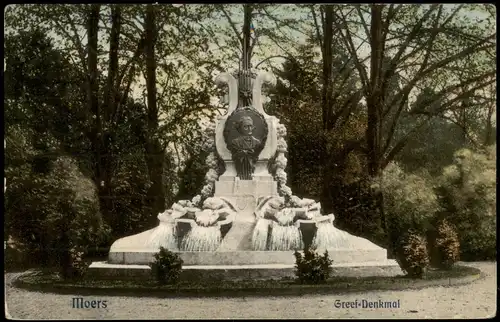 Ansichtskarte Moers Greef Denkmal 1910