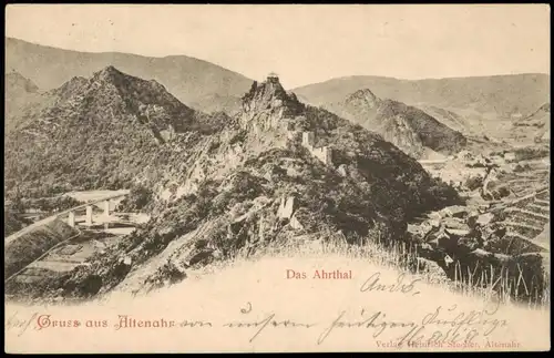 Ansichtskarte Altenahr Das Ahrtal - Brücken 1900