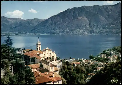 Ansichtskarte Locarno Panorama-Ansicht Lago Maggiore 1980