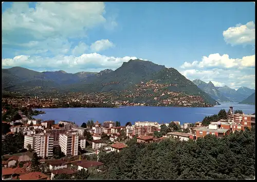Ansichtskarte Lugano PARADISO - Panorama con Monte Bré 1980
