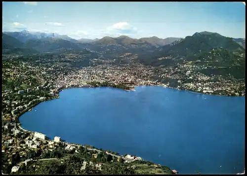 Ansichtskarte Lugano LUGANO Panorama dal Monte S. Salvatore 1970