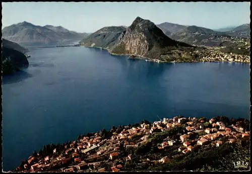 Ansichtskarte Lugano CASTAGNOLA-LUGANO con il Ponte di Melide 1980