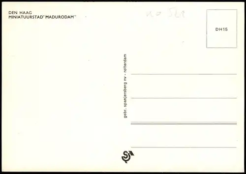 Postkaart Den Haag Den Haag MINIATUURSTAD" MADURODAM" 1968