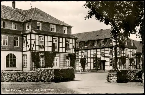 Ansichtskarte Bad Driburg Kurhotel und Sanatorium 1961