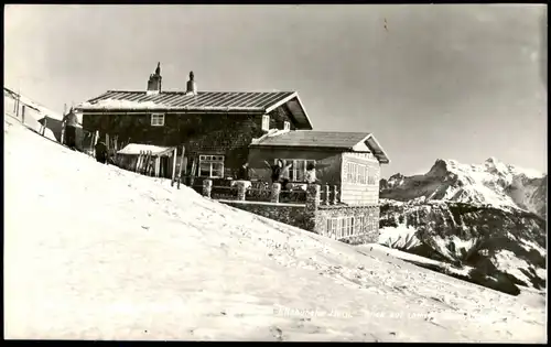 Ansichtskarte Kitzbühel Skihütte im Winter Kitzbüheler Horn 1959