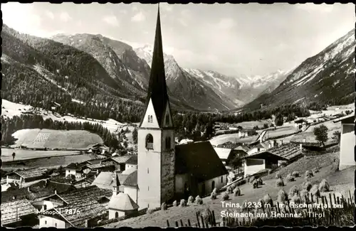 Ansichtskarte Trins Stadtpartie 1962