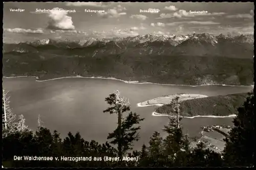 Ansichtskarte Urfeld-Kochel am See Walchensee - Berggruppe 1959
