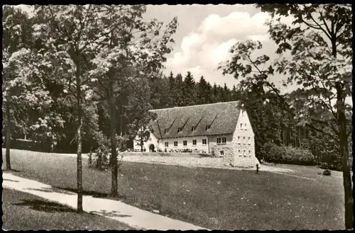 Ansichtskarte Heidenheim an der Brenz NATURFREUNDEHAUS AM HAHNENSCHNABEL 1956