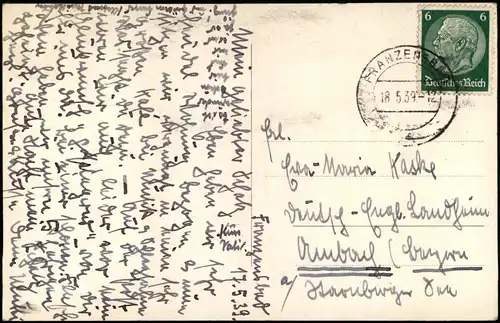Postcard Franzensbad Františkovy Lázně Glauberquelle - Innen 1939