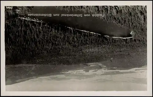 Langhaid-Neuofen Nová Pec Ausblick vom Stifterdenkmal zum Blöckensteinsee 1931