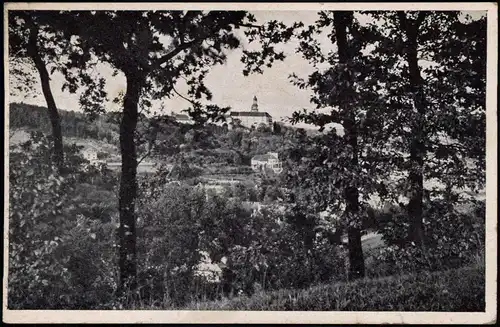 Postcard Nachod Náchod SCHLOSS NACHOD. ZÁMEK NÁCHODSKÝ. 1943