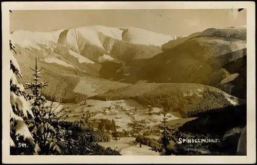 Spindlermühle Špindlerův Mlýn | Spindelmühle Stadt im Winter 1941