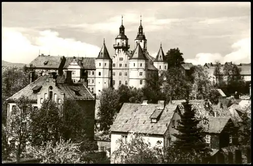 Ansichtskarte Schleusingen Blick von der Gartenstraße Panorama-Ansicht 1967