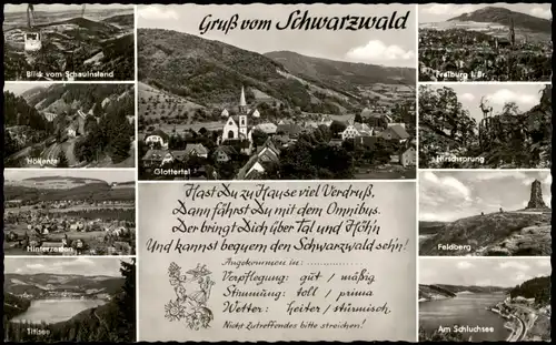 .Baden-Württemberg Schwarzwald Höllental, Feldberg, Höllental 1961