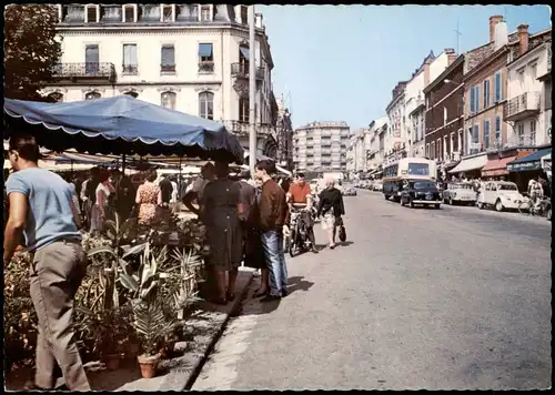 CPA Roanne Rue Jean-Jaurès, Color-Foto-Karte 1973