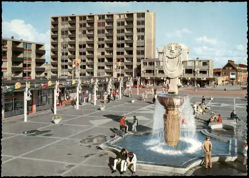 Postkaart Noordwijk Vuurtorenplein 1978