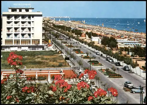 Cartoline Riccione Strandpromenade 1988