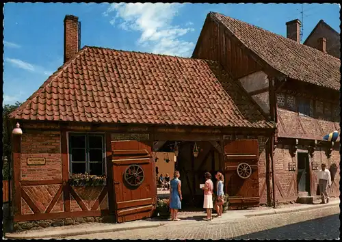 Postcard Ystad Krukmakaren i Gamla Apoteksgården 1998