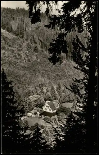 Ansichtskarte Wernigerode Hotel Waldmühle im Mühlental zur DDR-Zeit 1965