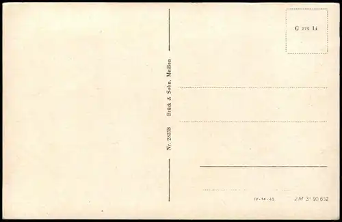 Ansichtskarte Meißen Mehrbildkarte mit Albrechtsburg und Dom Burgberg 1950