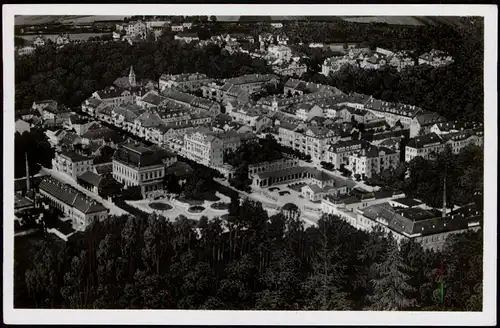 Postcard Franzensbad Františkovy Lázně Fliegeraufnahme 1933