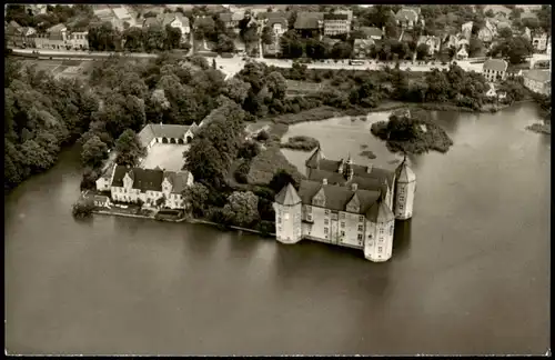 Ansichtskarte Glücksburg (Ostsee) Lyksborg Luftbild 1961