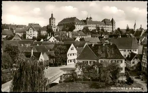 Ansichtskarte Günzburg Stadtpartie - Fotokarte 1962