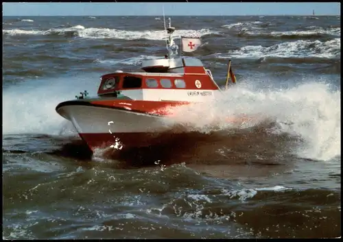 Ansichtskarte  Strandrettungsboot "Wilhelm Hübotter" 1992