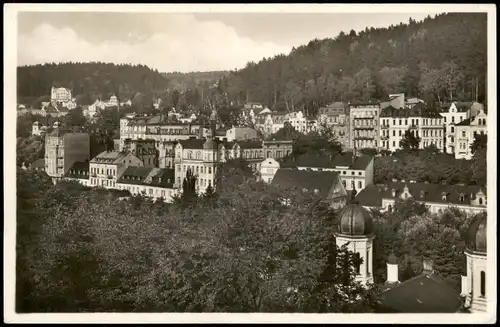 Postcard Marienbad Mariánské Lázně Panorama-Ansicht Totale 1935