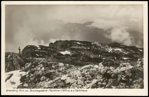 Ansichtskarte Berchtesgaden Hochthron Stöhrhaus 1930