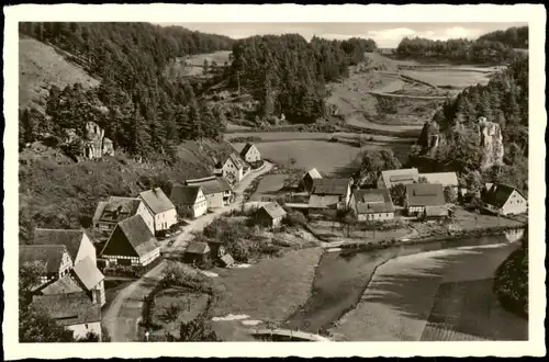 Lungsdorf-Hartenstein (Bayern) Ortsansicht Lungsdorf im Pegnitztal 1940