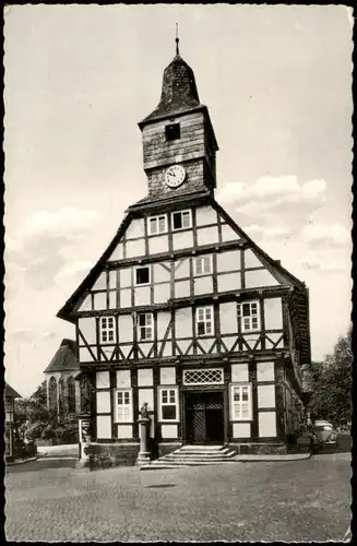 Ansichtskarte Uslar Rathaus 1964