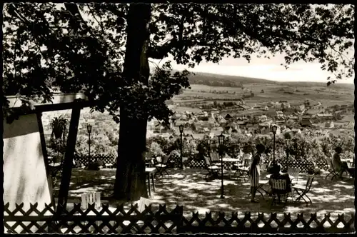 Bad Salzschlirf Waldgaststätte Marienlust Panorama-Ansicht 1962