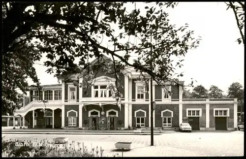 Postkaart Baarn Bahnhof Station 1963