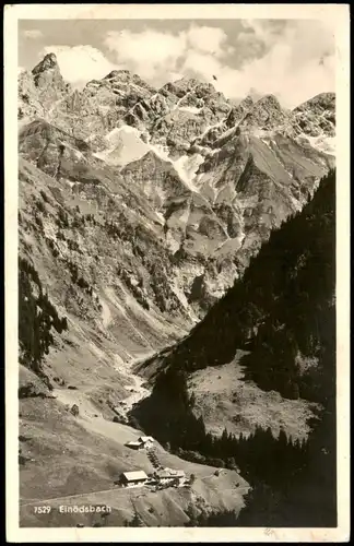 Einödsbach-Oberstdorf (Allgäu) Umland mit Allgäuer Berge Mädelgabelgruppe 1959