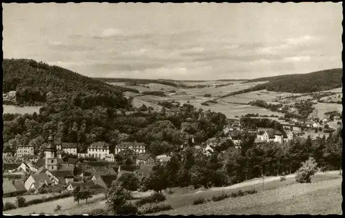 Ansichtskarte Bad Salzschlirf Totale 1961