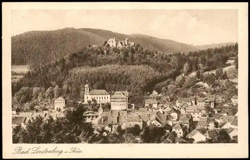 Ansichtskarte Leutenberg Panorama-Ansicht Ortsansicht 1910