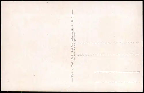 Ansichtskarte Bad Frankenhausen Panorama-Ansicht Partie "Der Weinberg" 1930