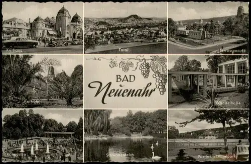 Bad Neuenahr-Bad Neuenahr-Ahrweiler Mehrbild-AK mit Kurhotel, Kurhaus,   1960