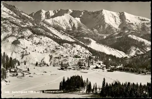 Spitzingsee-Schliersee Spitzingsee 1100 m gegen Sonnwendjoch 1960