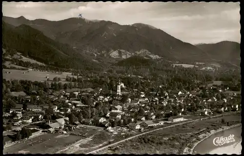 Ansichtskarte Lenggries Luftaufnahme 1955